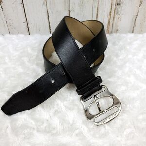Michael Michael Kors Leather Belt Black Size Medium